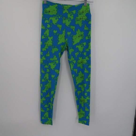 Lularoe world map leggings One Size - Picture 6 of 8